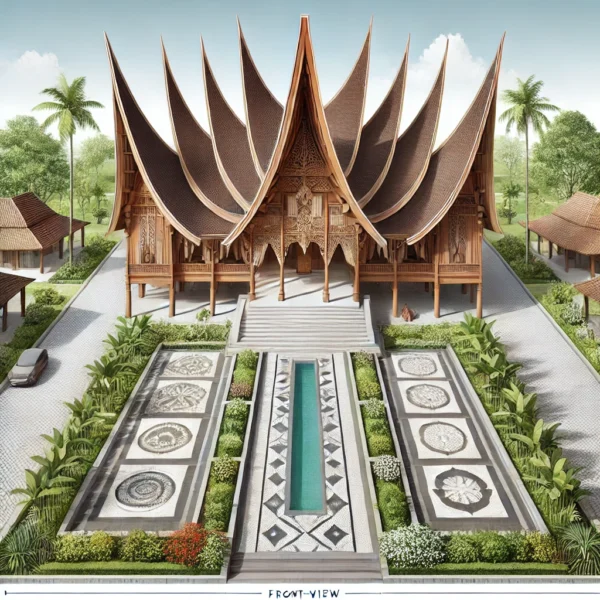 Desain Rumah Adat Sumatera Barat - Image 4