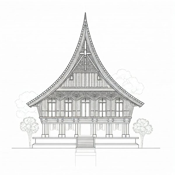 Desain Rumah Adat Jawa Tengah - Image 3