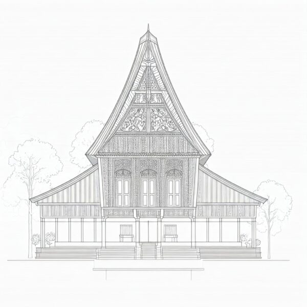 Desain Rumah Adat Jawa Tengah - Image 4